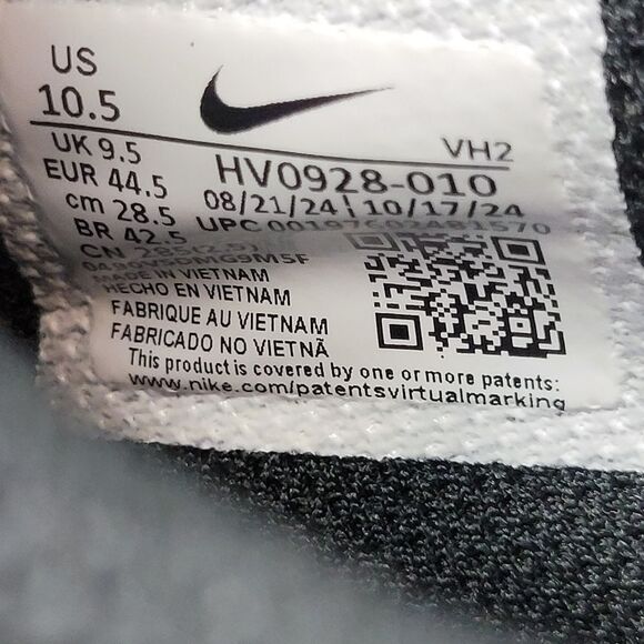 Nike Air Max Excee Men's Size 10.5 Shoes Black Anthracite Gum HV0928-010 - Picture 9 of 11